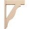 Ekena Millwork 8-in W x 30-in D x 42-in H Funston Block Rough Cedar Woodgrain TimberThane Outlooker, Primed Tan OUTUR080X30X42FST44RCPR - alternate 3